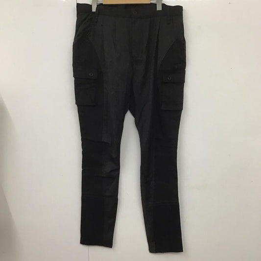 グラム glamb パンツ スラックス スラックス スリムパンツ ストレッチパンツ カーゴパンツ 4 無地 黒 / ブラック /  メンズ USED 古着 中古 10107678