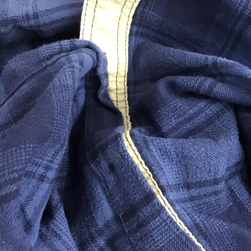 バートン BURTON シャツ、ブラウス 長袖 長袖シャツ チェックシャツ カラーシャツ M チェック 青 / ブルー /  メンズ USED 古着 中古 10145312