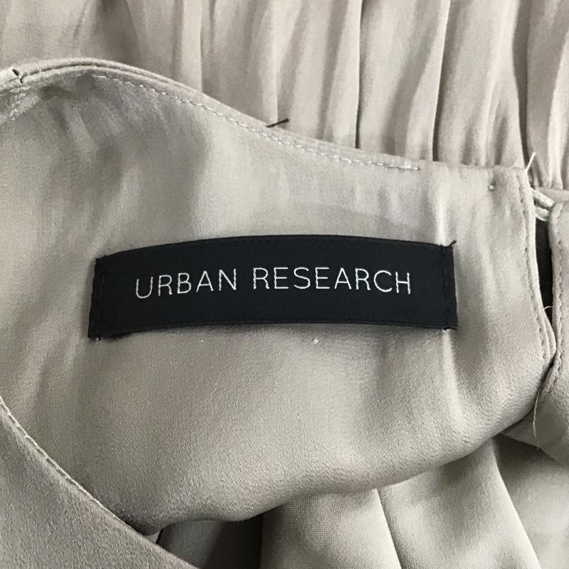 アーバンリサーチ URBAN RESEARCH ワンピース ロングスカート UR06-26D002 ランダムプリーツティアードワンピース 無地 ベージュ / ベージュ /  レディース USED 古着 中古 10106143