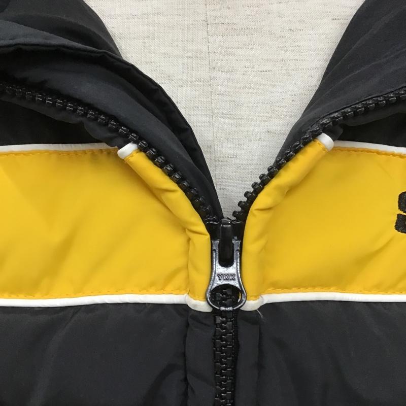 シュプリーム Supreme ジャケット、上着 ジャンパー、ブルゾン 18AWStripePanel ジップアップジャケット ダウンジャケット アウター XL ロゴ、文字 黒 / ブラック / X 白 / ホワイト / X 黄 / イエロー /  メンズ USED 古着 中古 10105566
