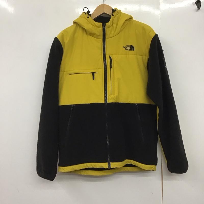 ザノースフェイス THE NORTH FACE ジャケット、上着 ジャケット、ブレザー na71832 フリースジャケット ジップアップジャケット L ロゴ、文字 黒 / ブラック / X 黄 / イエロー /  メンズ USED 古着 中古 10143430