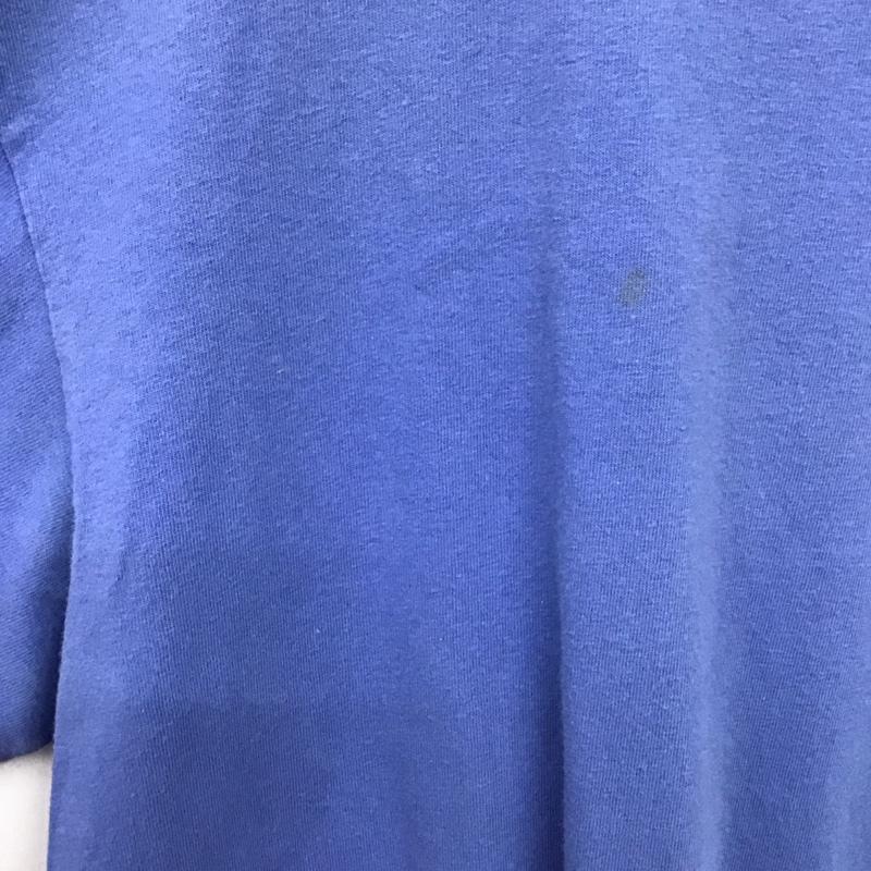 古着 USED Tシャツ 半袖 半袖カットソー プリントTシャツ クルーネックカットソー XL プリント 青 / ブルー /  メンズ USED 古着 中古 10132088