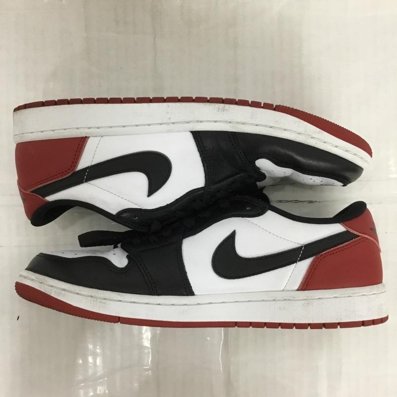 ナイキ NIKE スニーカー スニーカー CZ0790-106 AIR JORDAN 1 RETRO LOW OG 27.5cm 箱有 27.5cm ロゴ、文字 白 / ホワイト / X 黒 / ブラック / X 赤 / レッド /  メンズ USED 古着 中古 10123982