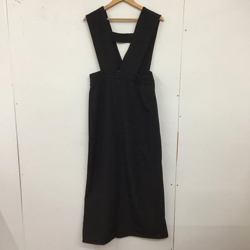 アビトーキョー ABITOKYO ワンピース ロングスカート L 無地 黒 / ブラック /  レディース USED 古着 中古 10128928