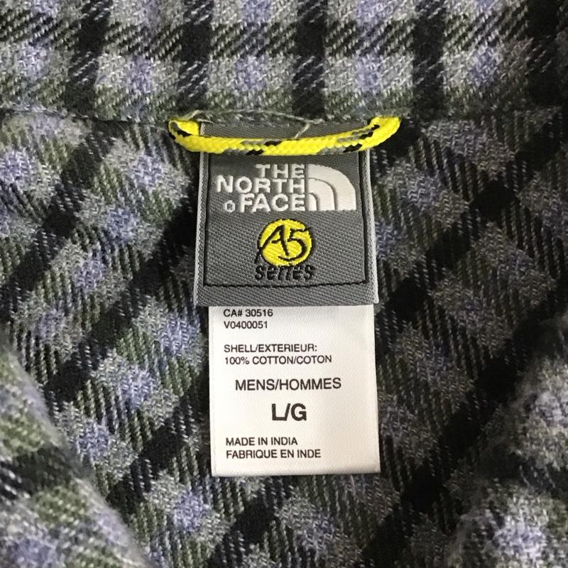 ザノースフェイス THE NORTH FACE シャツ、ブラウス 長袖 V0400051 長袖シャツ カラーシャツ チェックシャツ カジュアルシャツ L チェック マルチカラー / マルチカラー /  メンズ USED 古着 中古 10107125