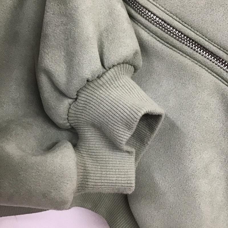 ザラ ZARA ジャケット、上着 ジャンパー、ブルゾン M 無地 薄緑 / ライトグリーン /  レディース USED 古着 中古 10124780
