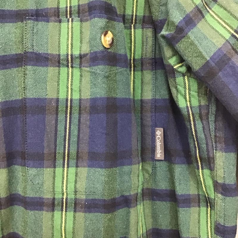 コロンビア Columbia シャツ、ブラウス 長袖 長袖シャツ チェックシャツ カラーシャツ L チェック マルチカラー / マルチカラー /  メンズ USED 古着 中古 10148335