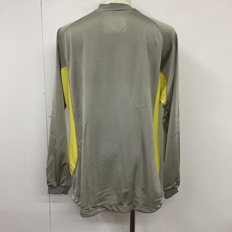 アベイシングエイプ A BATHING APE カットソー 長袖 長袖カットソー Vネックカットソー ロングスリーブカットソー ロゴ、文字 灰 / グレー /  メンズ USED 古着 中古 10119527