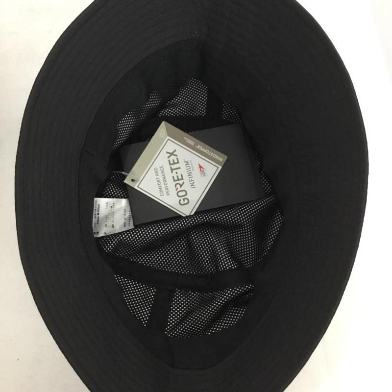 ダイワ ピアサーティナイン DAIWA PIER39 帽子 ハット BC-16023 TECH BUCKET HAT GORE-TEX バケットハット タグ付き FREE ワンポイント 黒 / ブラック /  メンズ USED 古着 中古 10137139