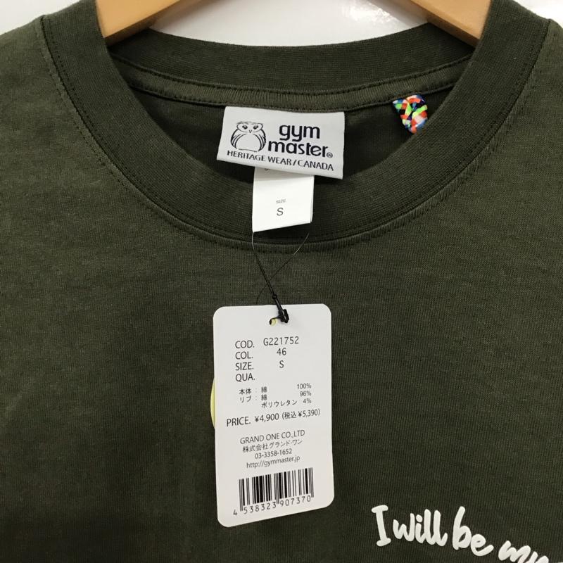 ジムマスター gym master Tシャツ 長袖 S 無地 X プリント カーキ / カーキ /  メンズ USED 古着 中古 10130003