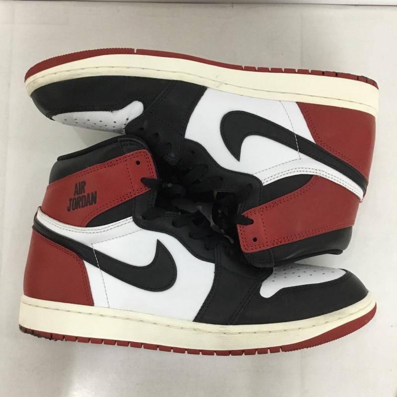 ナイキ NIKE スニーカー スニーカー DZ5485-106 AIR JORDAN 1 RETRO HIGH OG 28cm 箱有 28.0cm ロゴ、文字 黒 / ブラック / X 白 / ホワイト / X 赤 / レッド /  メンズ USED 古着 中古 10142826