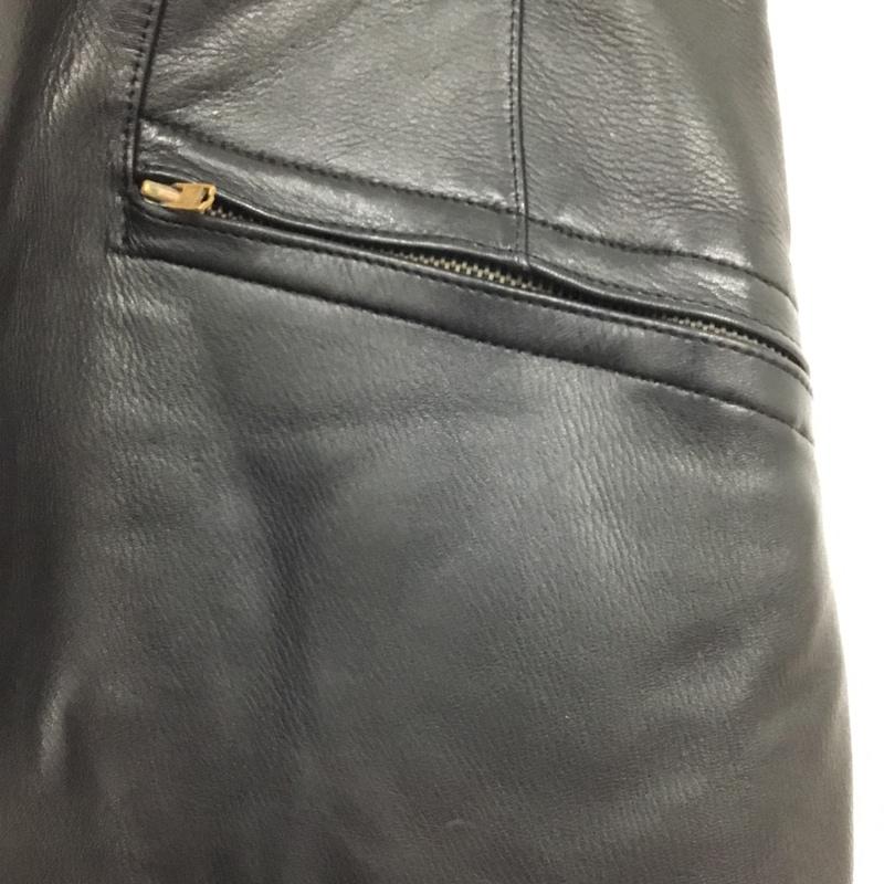 イッセイミヤケ ISSEY MIYAKE パンツ ワークパンツ、ペインターパンツ レザーパンツ ワイドパンツ 80s M 無地 黒 / ブラック /  メンズ USED 古着 中古 10120665