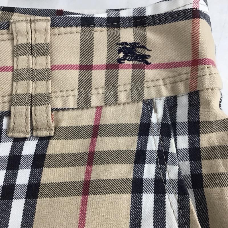 バーバリーブルーレーベル BURBERRY BLUE LABEL パンツ ショートパンツ ハーフパンツ 38 チェック マルチカラー / マルチカラー /  レディース USED 古着 中古 10141286