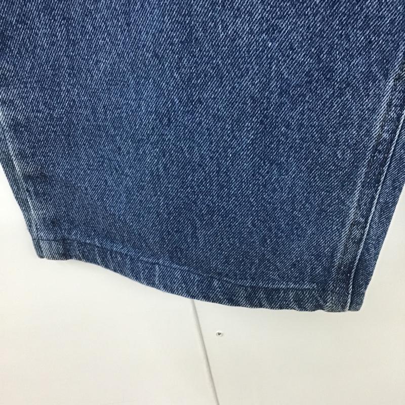 カーハート Carhartt パンツ デニム、ジーンズ デニムパンツ ストレートパンツ ワイドパンツ カジュアルパンツ 古着 42 無地 インディゴ / インディゴ /  メンズ USED 古着 中古 10106212