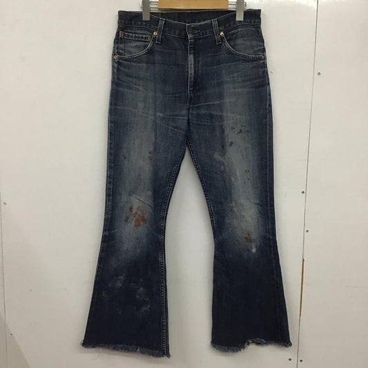 リーバイストラウスアンドコー Levi Strauss & co. パンツ デニム、ジーンズ デニムパンツ スリムパンツ カジュアルパンツ フレアパンツ 32インチ ダメージ加工 インディゴ / インディゴ /  メンズ USED 古着 中古 10135715
