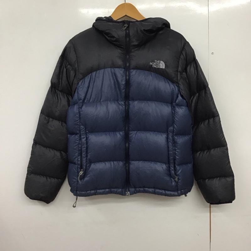 ザノースフェイス THE NORTH FACE ジャケット、上着 ジャンパー、ブルゾン ndw18702 ダウンジャケット アウター M ロゴ、文字 紺 / ネイビー /  レディース USED 古着 中古 10149080