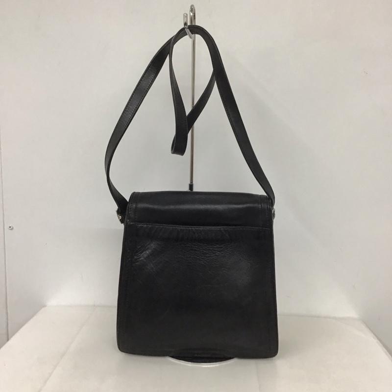 コーチ COACH ショルダーバッグ ショルダーバッグ 6147 レザー 無地 黒 / ブラック /  メンズ USED 古着 中古 10132547