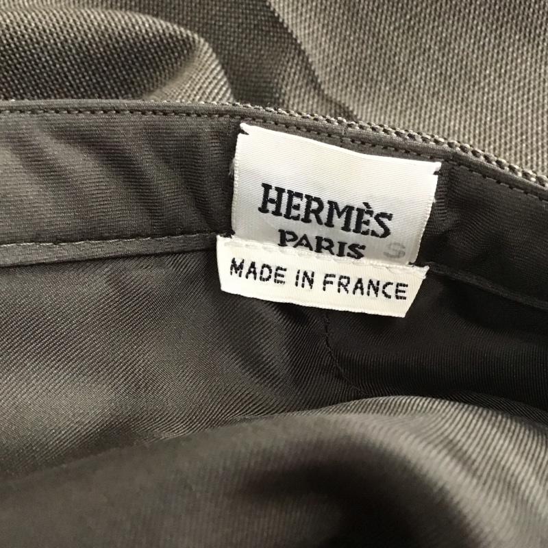 エルメス HERMES パンツ スラックス ゴルチエ期 38 無地 茶 / ブラウン /  レディース USED 古着 中古 10133397