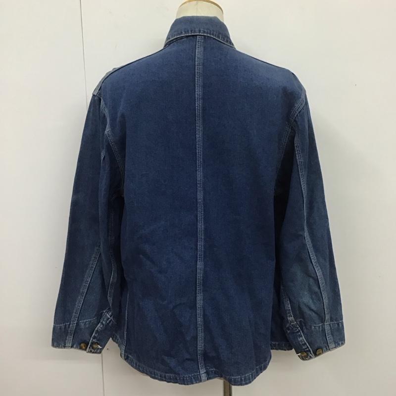 カーハート Carhartt ジャケット、上着 ジャケット、ブレザー デニム カバーオール 無地 水色 / ライトブルー /  メンズ USED 古着 中古 10107843