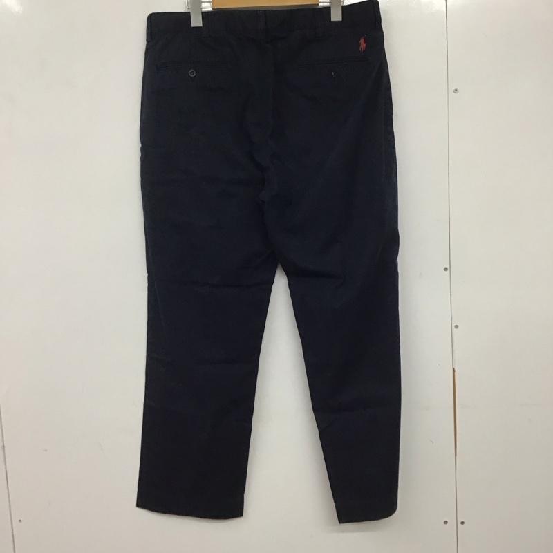 ポロバイラルフローレン Polo by RALPH LAUREN パンツ チノパン チノパン ワイドパンツ カジュアルパンツ 36インチ 無地 紺 / ネイビー /  メンズ USED 古着 中古 10137317