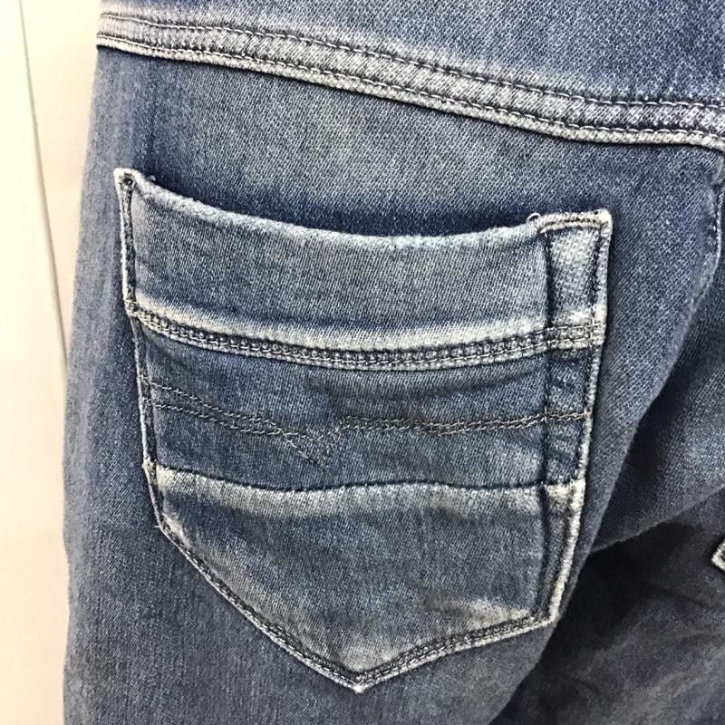 ディーゼル DIESEL パンツ デニム、ジーンズ 裏パイル地 ロゴ、文字 青 / ブルー /  レディース USED 古着 中古 10112639