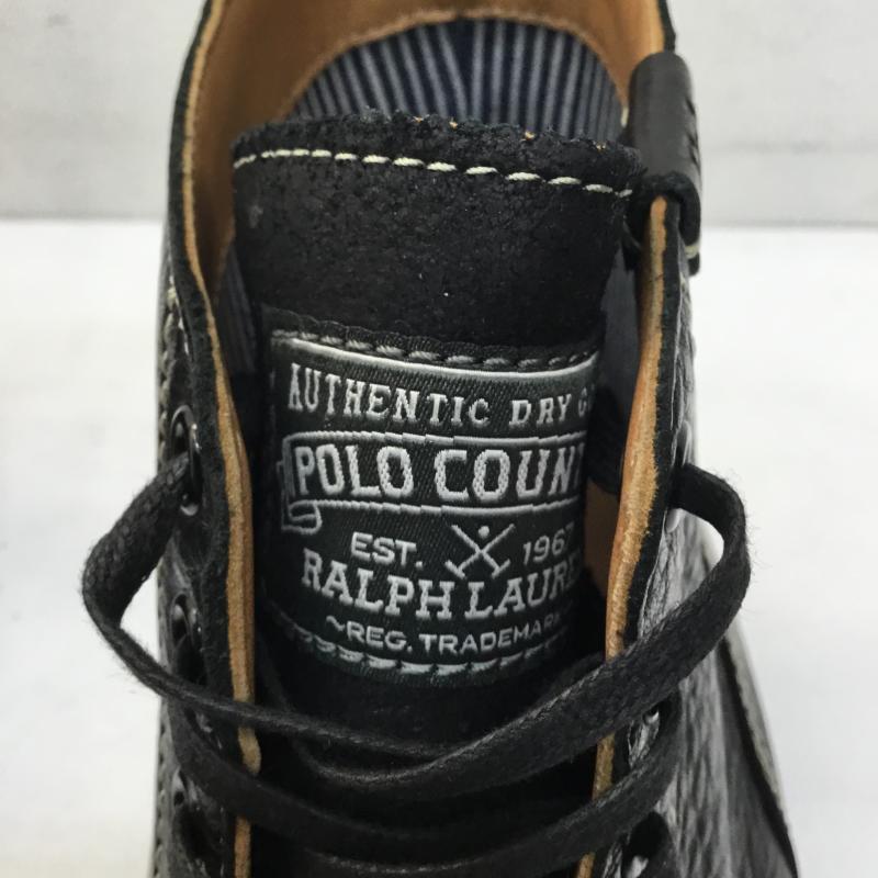 ポロラルフローレン POLO RALPH LAUREN ブーツ ショートブーツ 29.5cm 無地 黒 / ブラック /  メンズ USED 古着 中古 10140755
