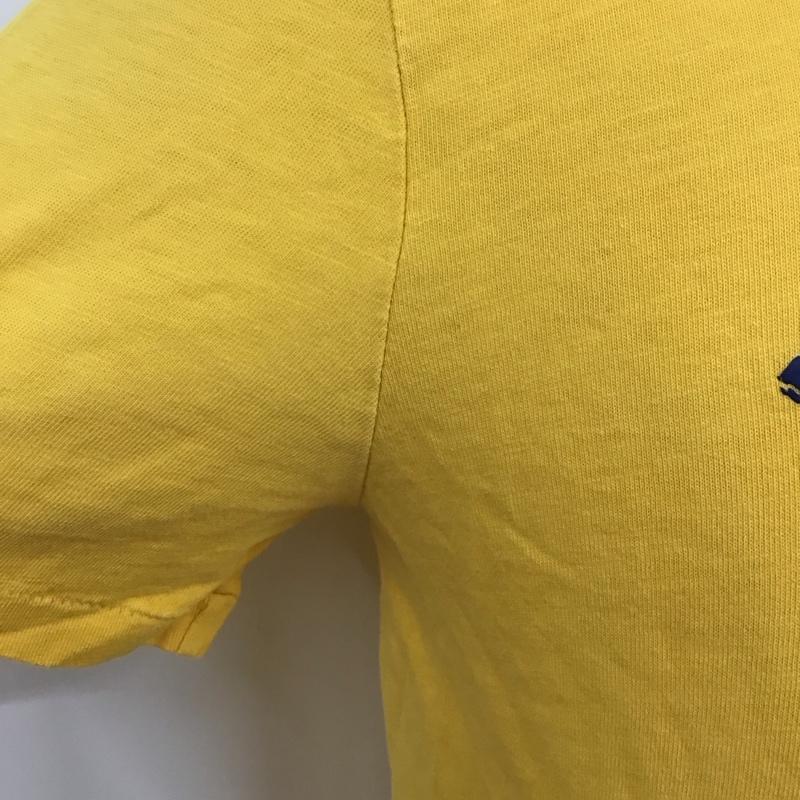 ポロラルフローレン POLO RALPH LAUREN Tシャツ 半袖 半袖 M ロゴ、文字 黄 / イエロー /  メンズ USED 古着 中古 10112817