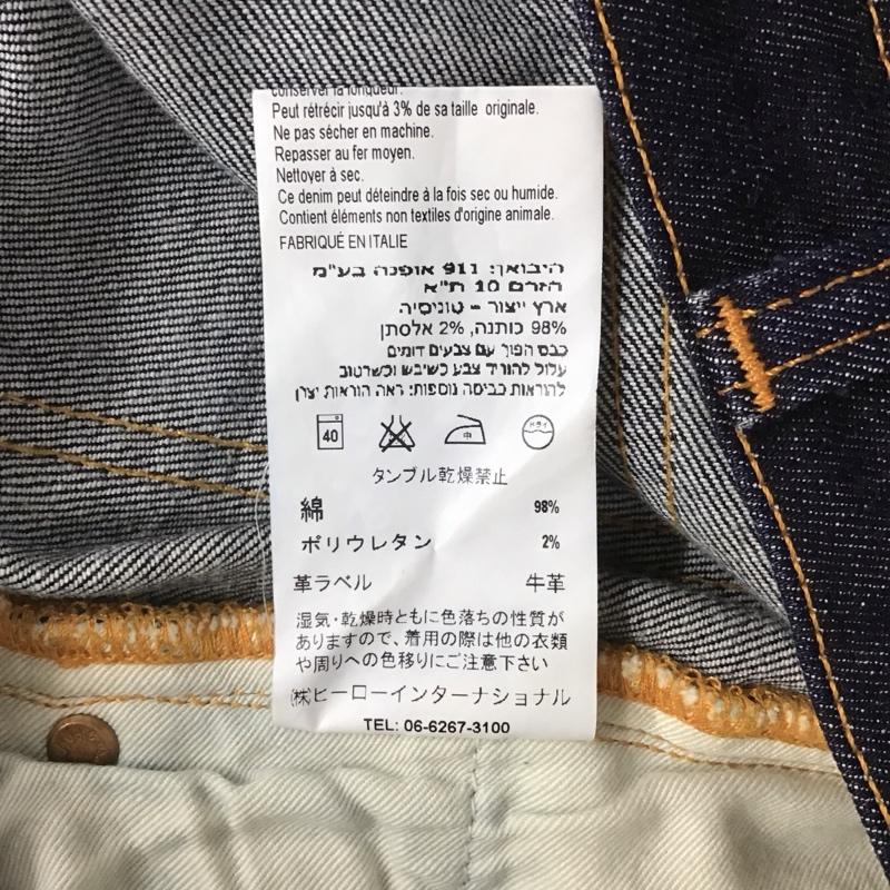 ヌーディージーンズ Nudie Jeans パンツ デニム、ジーンズ 1004617 LONG JOHN W28 L32 28インチ 無地 紺 / ネイビー /  メンズ USED 古着 中古 10107836