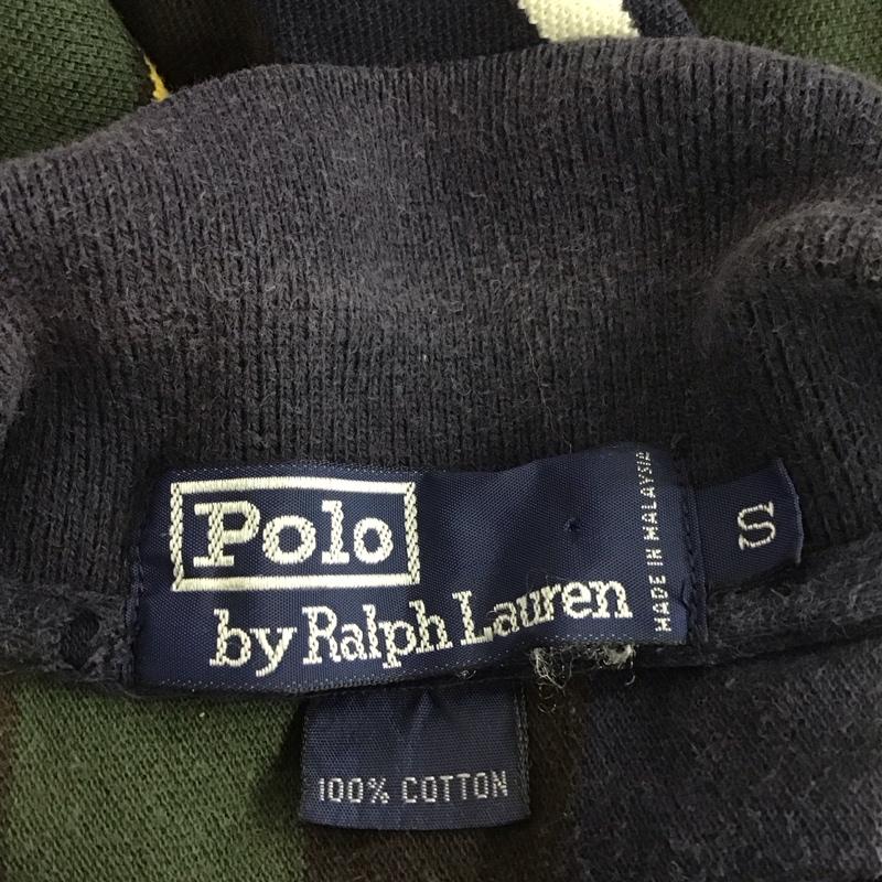 ポロバイラルフローレン Polo by RALPH LAUREN ポロシャツ 半袖 半袖ポロシャツ カラーシャツカットソー 半袖カットソー S ストライプ マルチカラー / マルチカラー /  メンズ USED 古着 中古 10111155