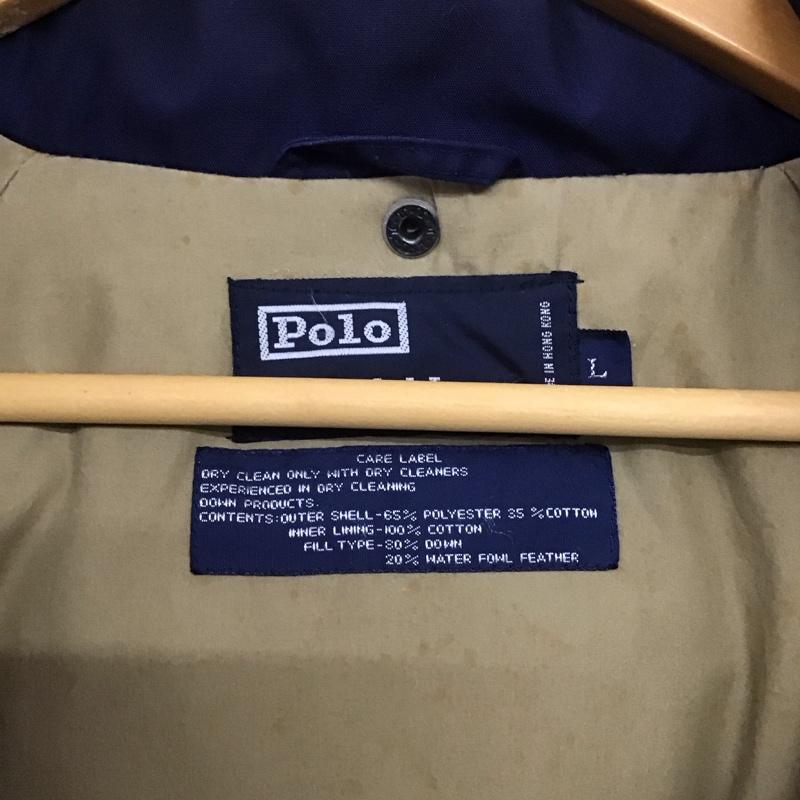 ポロバイラルフローレン Polo by RALPH LAUREN ジャケット、上着 ダウンジャケット L 無地 紺 / ネイビー /  メンズ USED 古着 中古 10146124