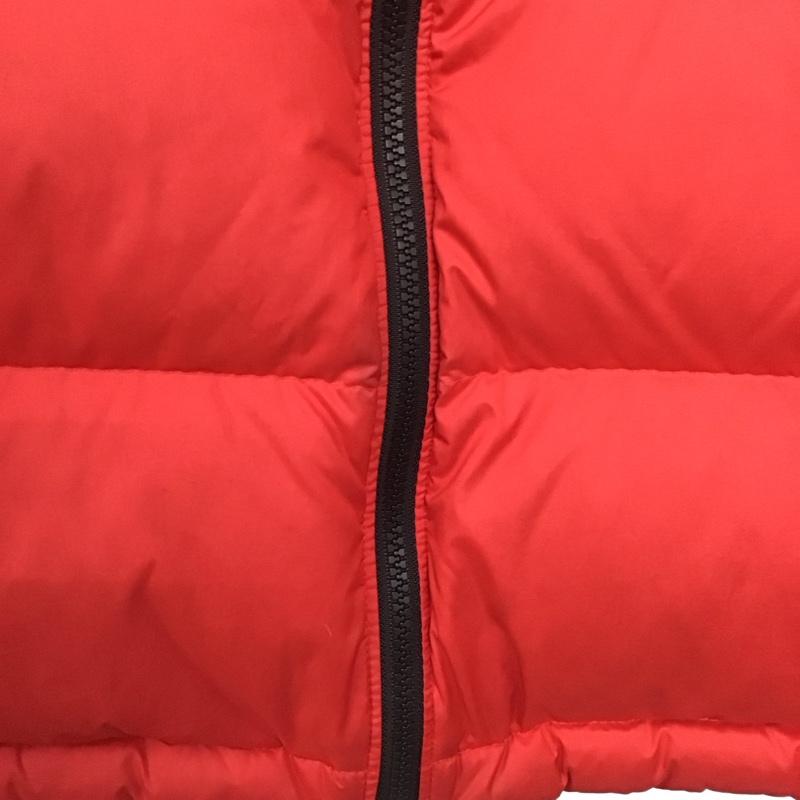 ザノースフェイス THE NORTH FACE ジャケット、上着 ジャンパー、ブルゾン nf0a2zwe NUPTSEJACKET ダウンジャケット アウター M ロゴ、文字 黒 / ブラック / X 赤 / レッド /  メンズ USED 古着 中古 10143258