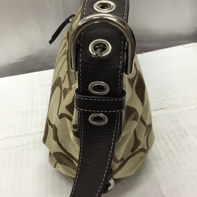 コーチ COACH ショルダーバッグ ショルダーバッグ F15068 シグネチャー 総柄 ベージュ / ベージュ / X 茶 / ブラウン /  レディース USED 古着 中古 10115582