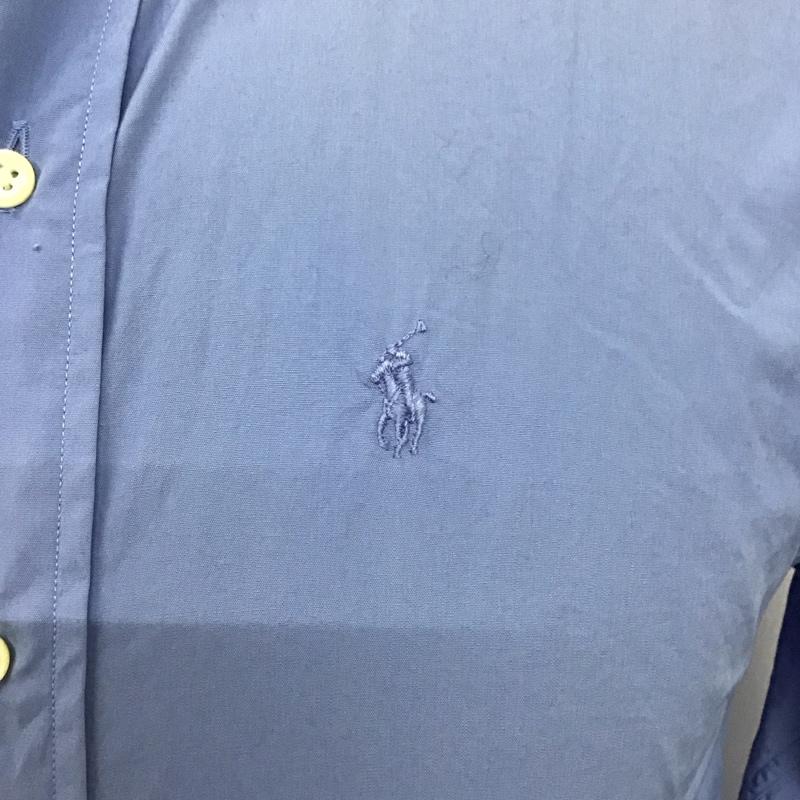 ポロバイラルフローレン Polo by RALPH LAUREN シャツ、ブラウス 長袖 長袖シャツ カラーシャツ 長袖カットソー 160cm ロゴ、文字 青 / ブルー /  メンズ USED 古着 中古 10123997