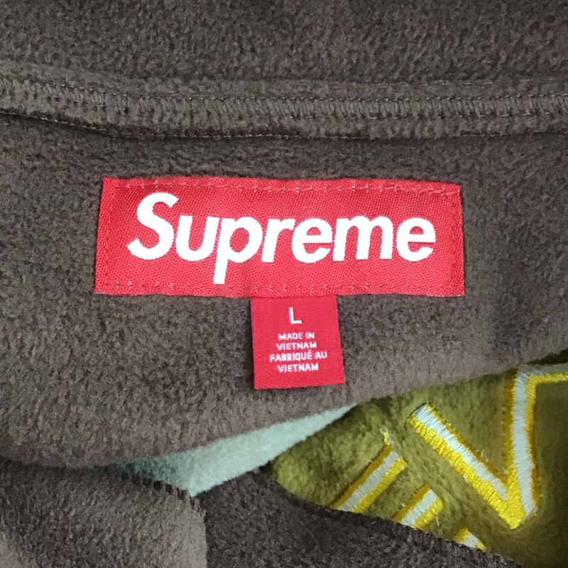 シュプリーム Supreme ジャケット、上着 ジャンパー、ブルゾン 23aw PolartecZipJacket ジップアップフリースジャケット L ロゴ、文字 マルチカラー / マルチカラー /  メンズ USED 古着 中古 10115268