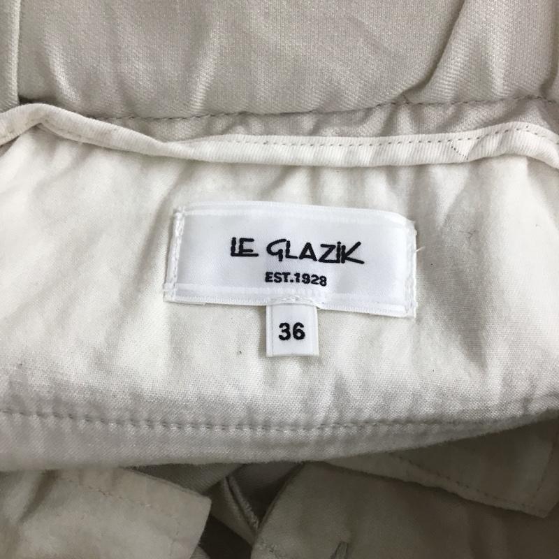 ル・グラジック LE GLAZIK パンツ ショートパンツ ハーフパンツ 36 無地 アイボリー / アイボリー /  レディース USED 古着 中古 10132411