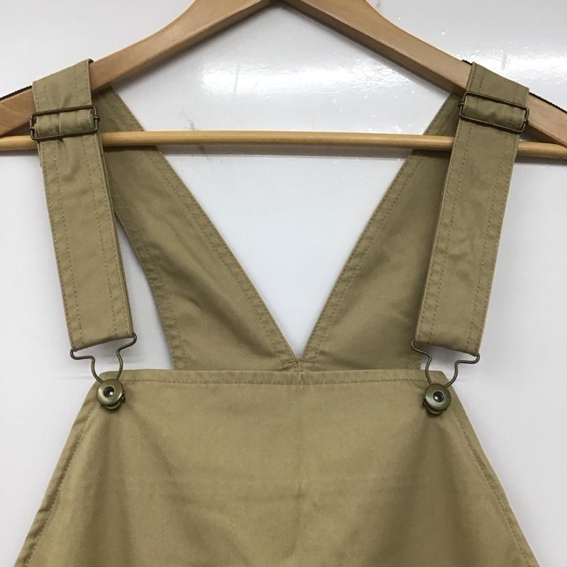 ニコアンド niko and... サロペット・オーバーオール サロペット、オーバーオール オーバーオール つなぎ オールインワン 4 無地 ベージュ / ベージュ /  レディース USED 古着 中古 10142070