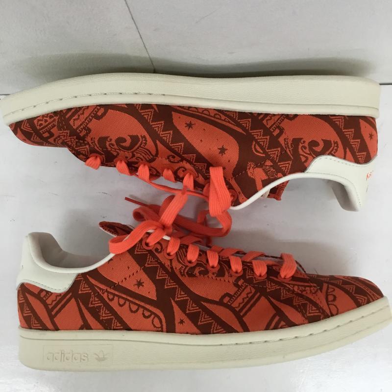 アディダス adidas スニーカー スニーカー HP5575 DISNEY モアナ スタンスミス 24.0cm 総柄 X キャラクター 橙 / オレンジ / X 白 / ホワイト /  レディース USED 古着 中古 10133473