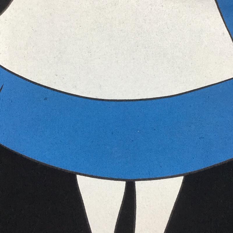 ザラ ZARA Tシャツ 半袖 半袖カットソー プリントTシャツ クルーネックカットソー L プリント 黒 / ブラック /  メンズ USED 古着 中古 10113199