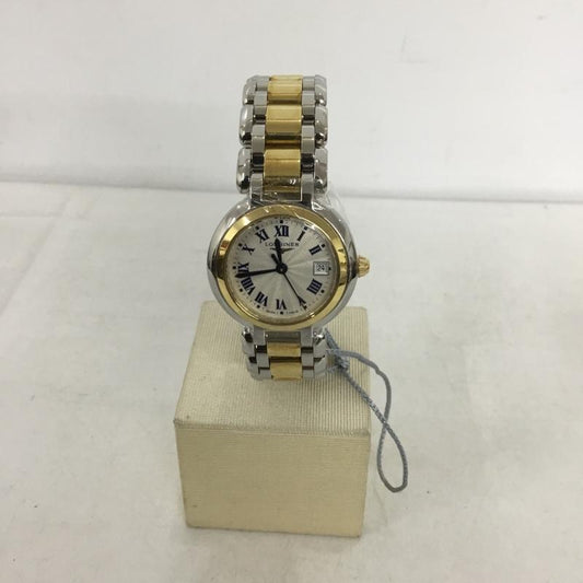ロンジン LONGINES 腕時計 アナログ（クォーツ式） L8.110.5 PrimaLuna ロゴ、文字 金 / ゴールド / X 銀 / シルバー /  レディース USED 古着 中古 10134988