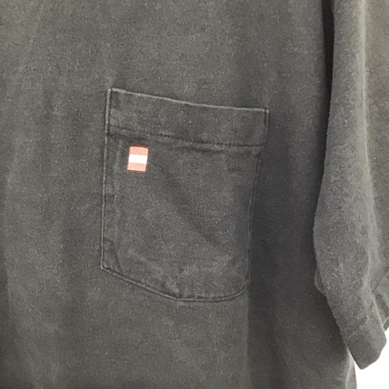 フルーツオブザルーム FRUIT OF THE LOOM Tシャツ 半袖 半袖カットソー プリントTシャツ クルーネックカットソー 古着 XL ロゴ、文字 黒 / ブラック /  メンズ USED 古着 中古 10140544