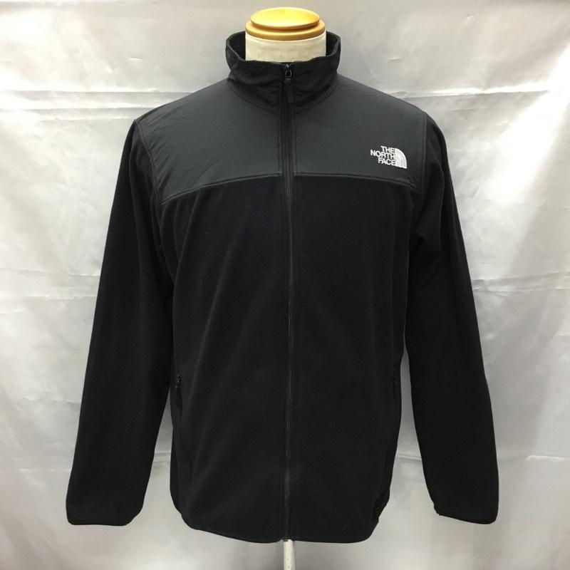 ザノースフェイス THE NORTH FACE ジャケット、上着 ジャンパー、ブルゾン NL21404 フリースジャケットマウンテンバーサマイクロジャケット ジップアップジャケット L ロゴ、文字 黒 / ブラック /  メンズ USED 古着 中古 10106587