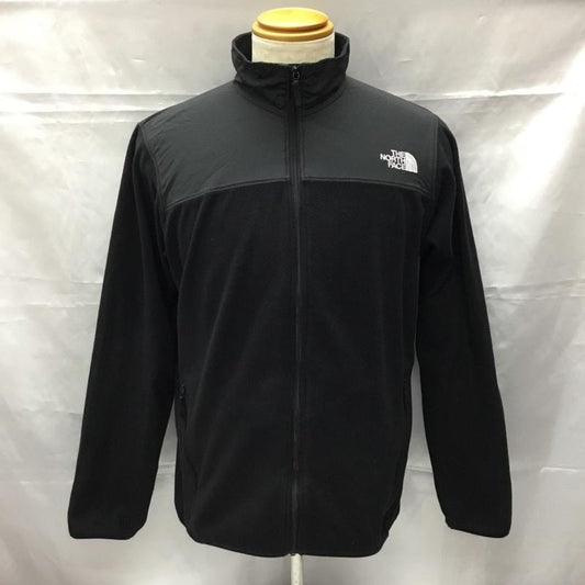 ザノースフェイス THE NORTH FACE ジャケット、上着 ジャンパー、ブルゾン NL21404 フリースジャケットマウンテンバーサマイクロジャケット ジップアップジャケット L ロゴ、文字 黒 / ブラック /  メンズ USED 古着 中古 10106587