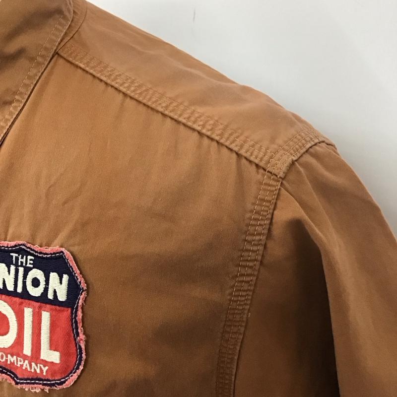 ジョーマッコイ JOE McCOY シャツ、ブラウス 半袖 半袖シャツ カラーシャツ 半袖カットソー プリントシャツ ロゴ、文字 茶 / ブラウン /  メンズ USED 古着 中古 10113103