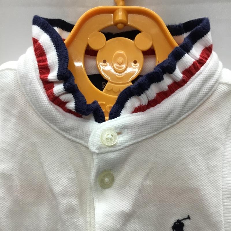 ラルフローレン RALPHLAUREN ワンピース ミニスカート 100cm 無地 白 / ホワイト /  ガールズ USED 古着 中古 10110562