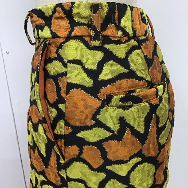 スローバイスライ THROW by SLY パンツ ワークパンツ、ペインターパンツ 030ea031-6070 GIRAFFEJACQARDTAPEREDパンツ カジュアルパンツ 0 総柄 マルチカラー / マルチカラー /  レディース USED 古着 中古 10113832