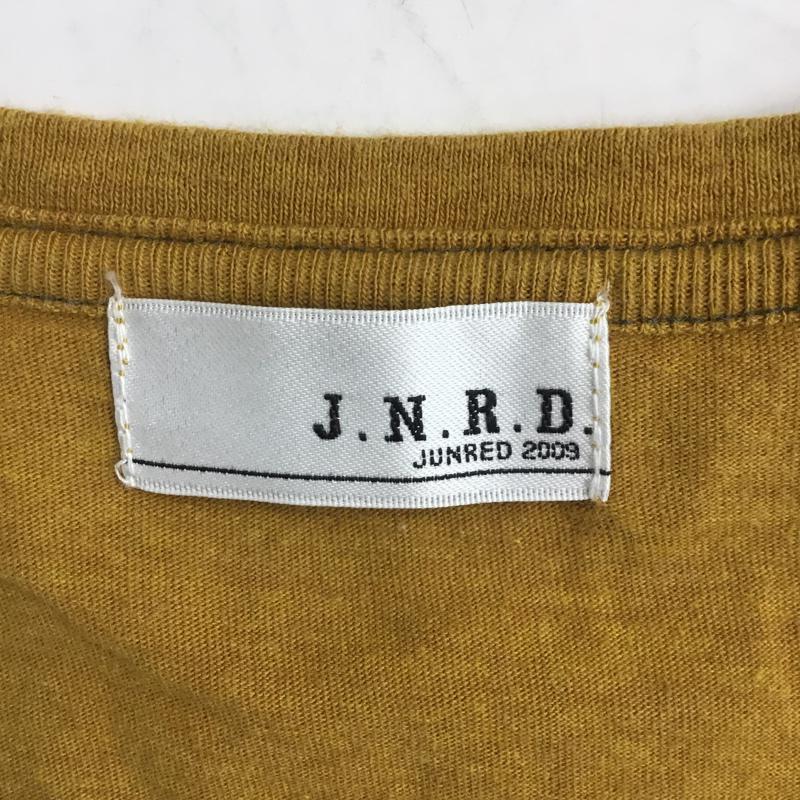 ジュンレッド JUNRed Tシャツ 半袖 ロゴ 2 プリント X ロゴ、文字 マスタード / マスタード /  メンズ USED 古着 中古 10046118