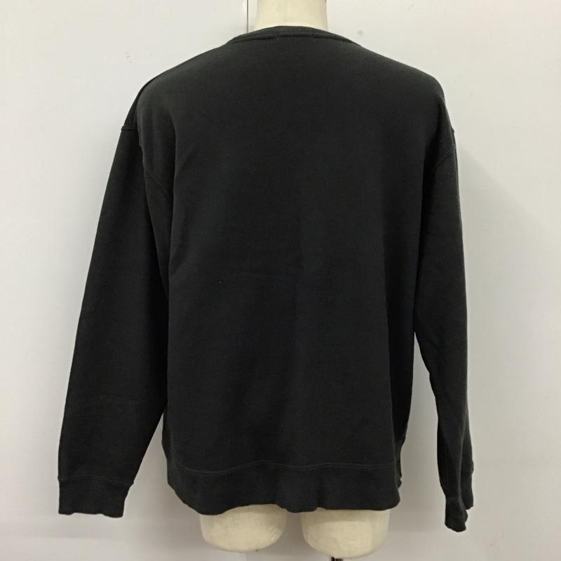 ベイフロー BAYFLOW トレーナー 長袖 4 プリント 黒 / ブラック /  メンズ USED 古着 中古 10121755