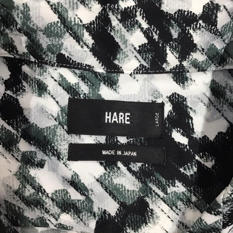 ハレ HARE シャツ、ブラウス 長袖 長袖シャツ カラーシャツ ポケットシャツ 長袖カットソー プリントシャツ L プリント マルチカラー / マルチカラー /  メンズ USED 古着 中古 10118394