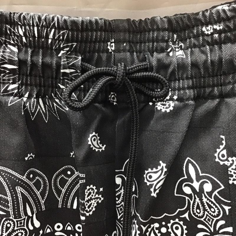 フリークスストア FREAK S STORE ボトムス ボトムス 201-1418 イージーパンツ S ペイズリー 黒 / ブラック / X 白 / ホワイト /  メンズ USED 古着 中古 10112401