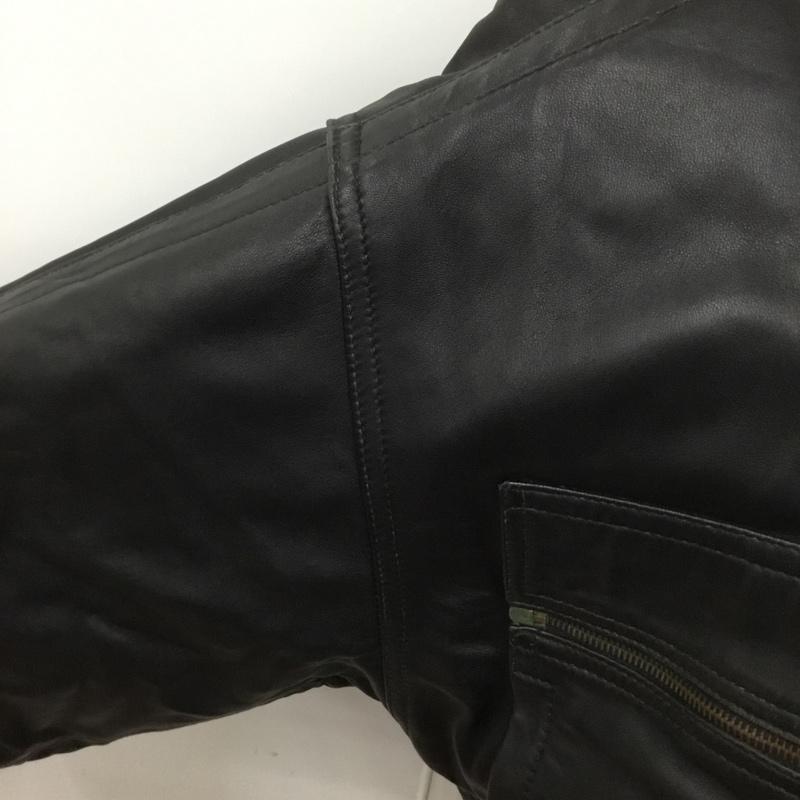 ウ゛ェルサスウ゛ェルサーチ VERSUSVERSACE ジャケット、上着 ジャンパー、ブルゾン ジップアップジャケット レザージャケット アウター 36 無地 茶 / ブラウン /  メンズ USED 古着 中古 10120664